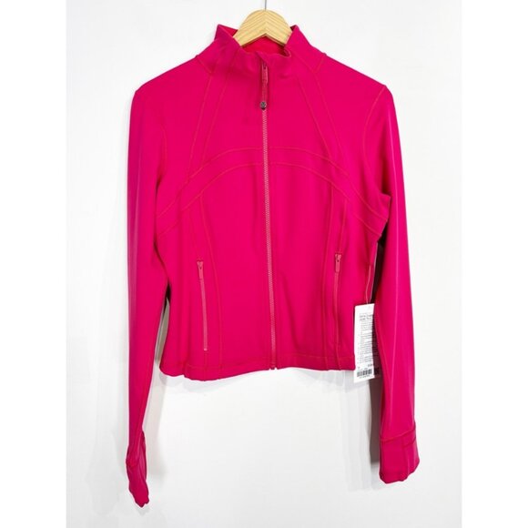 Lululemon NWT Define Cropped Jacket *Nulu Pink Dragonfruit - Picture 2 of 11